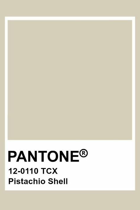 Pantone Pistachio, Pistachio Shell, Pantone Tcx, Pantone Color Chart, Pantone Swatches, Pistachio Shells, Pantone Palette, Pantone Colour Palettes, Beige Stone