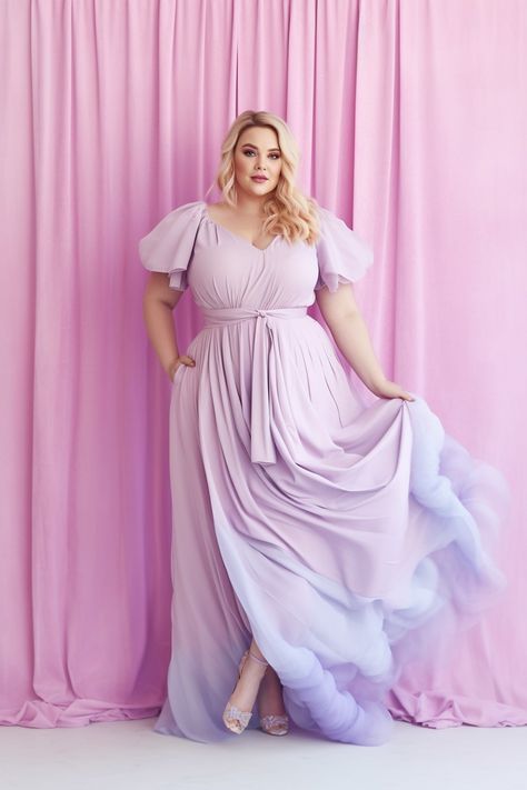 Plus Size Fantasy Dress, Plus Size Ethereal, Fantasy Plus Size, Ethereal Outfit, Plus Size Goddess, Pisces Fashion, Gown Aesthetic, Ethereal Dresses, Plus Size Wedding Gowns