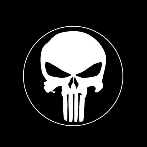 Punisher Symbol, Punisher Artwork, Punisher Logo, Printable Things, Hero Logo, Marvel Knights, Punisher Marvel, Punisher Skull, The Punisher