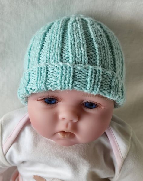 Baby’s 8ply rib Beanie - Jersey Baby Boy Beanies, Knitted Baby Beanies, Crafty Hobbies, Jennifer Lee, Boys Beanie, Local Yarn Shop, Crochet Baby Beanie, Knitted Baby Clothes, Baby Hats Knitting