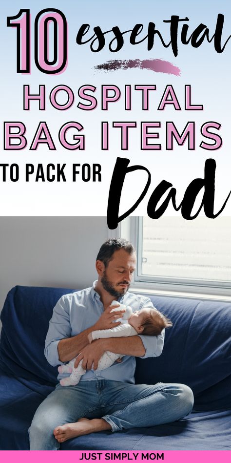 Hospital Bag For Dad To Be Checklist, Husband Hospital Bag, Dads Hospital Bag Packing Lists, Dads Hospital Bag, Hospital Bag For Dad, Labor And Delivery Bag, Delivery Bag Checklist, Dad Hospital Bag, Hospital Bag Items