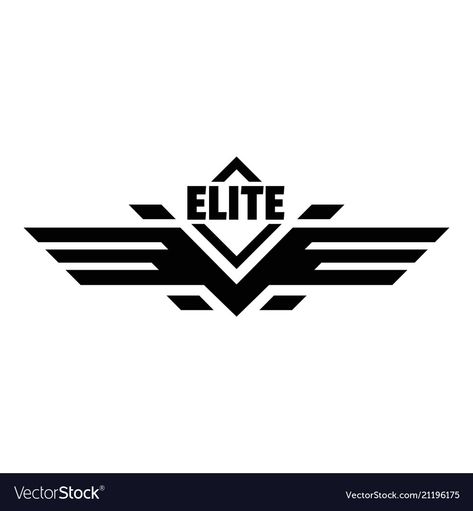 Elite Logo, Logos Meaning, Elite Force, Simple Illustration, Transparent Png, Vector Logo, Simple Style, Png Images, White Background