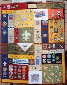 Eagle Scout Quilt, Boy Scouts Eagle, Eagle Scout Ceremony, Boy Scout Patches, Eagle Scouts, Scout Mom, Scout Activities, Tshirt Quilt, Scouts Crafts