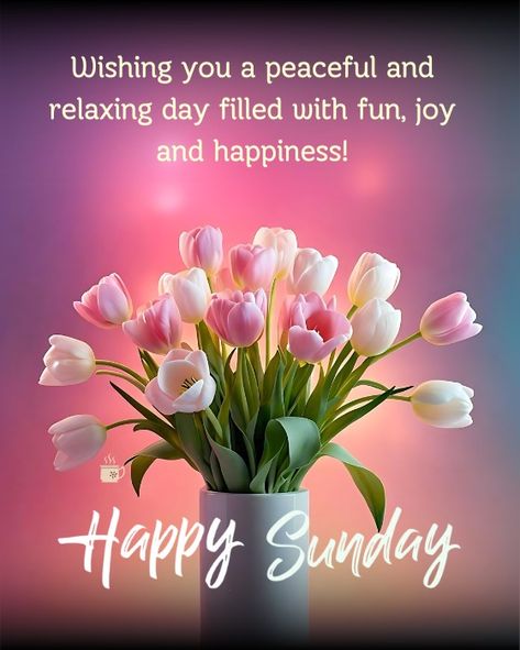 Wishing you a peaceful and lovely Sunday, 🌺🌼🌺 #GoodMorning #happysunday Good Sunday Morning Inspiration, Good Morning Images Sunday, Happy Sunday Images Beautiful, Good Morning Sunday Wishes, Sunday Good Morning Wishes, Sunday Wishes Images, Sunday Quotes Inspirational, Sunday Morning Wishes, Happy Sunday Images