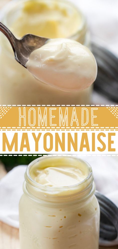 Easy Tartar Sauce, Homemade Mayonnaise Recipe, Aioli Recipe, Homemade Mayo, Homemade Pantry, Mayonnaise Recipe, Homemade Mixes, Kidney Diet, Homemade Condiments