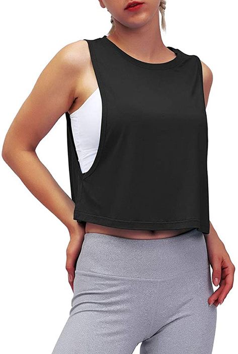 Muscle Crop Top, Workout T Shirts For Women, Cropped Tshirts, Baggy Crop Top, Strong Aesthetic, Gym Tops Women, Women Muscle, Tight Crop Top, Tank Tops Summer