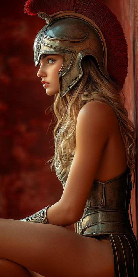 Gladiator Aesthetic Woman, Female Greek Warrior, Amazonian Women, Spartan Women, Female Warriors, Roman Warriors, Woman Warrior, Egyptian Women, Greek Warrior