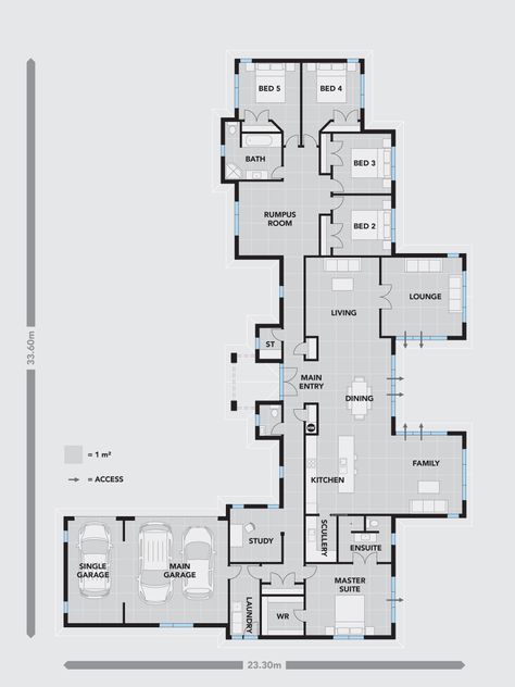 8 Bedroom House Plans, House Plans Design, Small Modern House Plans, Open Floor House Plans, 5 Bedroom House Plans, Basement House Plans, House Plans One Story, 4 Bedroom House Plans, Garage House Plans