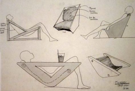 DIY plywood chairs Wood Chair Design, Furniture Design Sketches, Plywood Chair, Flat Pack Furniture, Timber Furniture, Plywood Furniture, Rocking Chairs, Woodworking Furniture, Woodworking Projects Diy