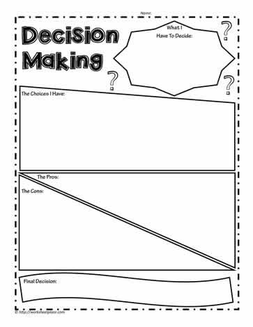 Decision Making Activities, Group Therapy Activities, Writing Graphic Organizers, Emotion Chart, Resolving Conflict, Guidance Lessons, Elementary Counseling, Values Education, Social Skills Activities