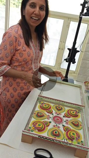 Darshana Savla - Passionate Craft Educator ! on Instagram: "LIVE LAUNCH OF SHRINK PRINK COURSE ON 26th March !" Acrylic Rangoli, 26 March, Hanuman Ji, March 20, Hindu Art, Instagram Live, Craft Work, Blouse Pattern, Diwali