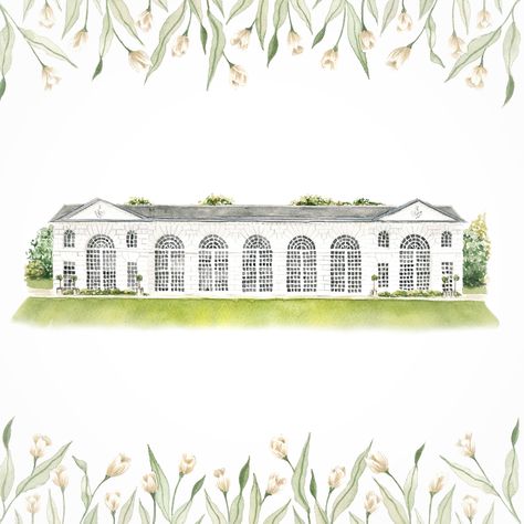 Are you getting married in a gorgeous setting? Including a venue illustration of where you’ll tie the knot is a wonderful way to give your guests a preview of your big day and really start getting that excitement flowing! These illustrations were part of a bespoke invitation suite for a gorgeous wedding at @kewgardens @kewevents that I work on with @louiseperryweddings. I loved painting the beautiful Orangery and all those white tulips which played a huge part in the decor for the day #venu... Venue Illustration, Bespoke Invitations, White Tulips, Tie The Knot, Love Painting, Invitation Suite, Tie The Knots, Gorgeous Wedding, The Knot