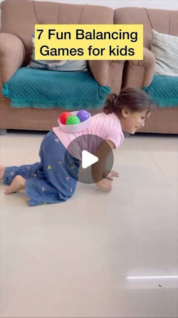 83K views · 2.4K likes | Anshika Aditya Rishika Atal on Instagram: "Which one are you gonna try !? 
Comment down & let us know 
.
.
.
.
( games for kids , balancing games , toddler activities, Montessori at home , screen free play activities)" Balancing Activity For Kids, Balancing Games For Kids, Balance Games For Kids, Balance Activities For Kids, Balance Activities, Physical Activities For Toddlers, Parenting Coach, Montessori At Home, Balance Game