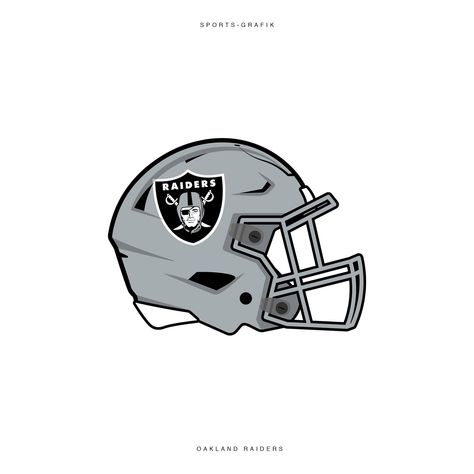 Oakland Raiders Helmet Fanart NFL American Football Raiders Helmet, Nfl Helmets, Helmet Drawing, Helmet Art, Football Spirit, Cool Tattoo Drawings, Spirit Board, Raider Nation, Nfl Logo