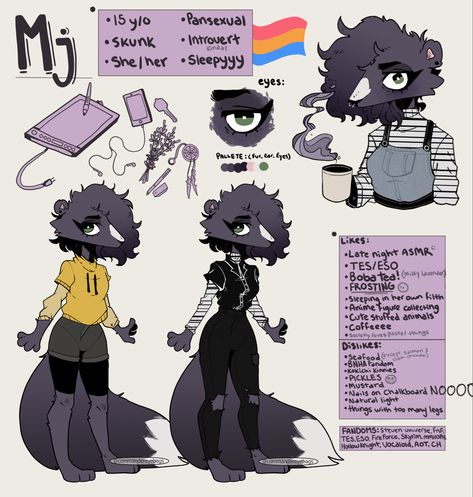 Fursona Sheet, Oc Spreadsheet, Character Spreadsheet, Fursona Ref Sheet, Fursona Ref, Pretty Characters, Ref Sheet, Drawing Stuff, Character Ideas