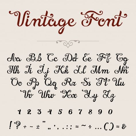 Fonte de script caligráfico elegante. le... | Free Vector #Freepik #freevector #vintage #modelo #retro #tipografia Number Calligraphy Fonts Hand Lettering, Modern Calligraphy Alphabet Fonts, Pretty Letter Fonts, Stylish Handwriting, Alfabet Font, Calligraphy Fonts Alphabet, Fonts Handwriting Alphabet, Lettering Styles Alphabet, Design Alphabet