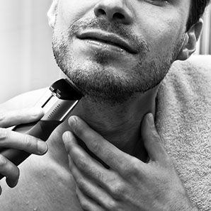 Did you know that brushing your beard against the grain to lift it out of its natural fault will give you the most even trim and stop the hair from growing in various directions? Learn more shaving tips here! | Mary Kay Man Shaving, Beard Shaping, Men Shaving, Beard Shapes, Shaving Tips, Shaving Beard, Long Beards, Beard Life, Mens Shaving