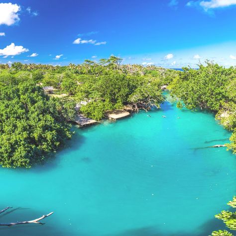 House of Travel on Instagram: “📍Blue Lagoon, Vanuatu Just half an hour out of Port Vila, the crystal blue waters of Blue Lagoon are the perfect place to chill out for a…” Port Vila, Hot Day, Crystal Blue, Cook Islands, A Picnic, Vanuatu, Bora Bora, Blue Lagoon, Travel Agent