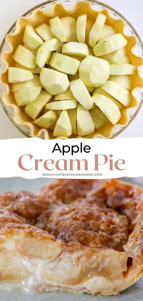 Easiest Apple Pie Recipe, Custard Apple Pie Recipe, One Crust Apple Pie Recipe, Carmel Apple Pie Recipe Easy, Apple Custard Pie Recipes, Dutch Apple Pie Recipe Easy, Apple Pie Variations, One Crust Apple Pie, Apple Pie With Cream Cheese