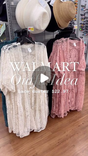 Dianna Baros on Instagram: "Comment LINK for links! So happy to see these lace dusters back at Walmart! Four colors, $22.97. Pretty with jeans, shorts, dresses or as a swim coverup!

Follow my shop @budgetbabe on the @shop.LTK app to shop this post and get my exclusive app-only content!
https://liketk.it/4ABHp #walmartfashion #walmart #walmartgems #walmartstyle #affordablefashion #budgetfashion #affordablestyle #budgetstyle #waitwhatwalmart #whoawaitwalmart #walmartfavs #walmartstyle #walmartoutfit #walmartwithme" Lace Duster Outfit, Duster Outfit, Walmart Style, Walmart Outfits, Jean Short Outfits, Florida Trip, Walmart Fashion, Swim Coverup, Dusters