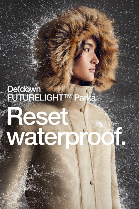 Sustainably-conscious warmth. Waterproof and breathable with FUTURELIGHT™ technology—it’s the only parka you’ll ever need. Shoes Fashion Photography, Waterproof Parka, Long Coats, Mood Instagram, Womens Parka, Design Strategy, Your Design, Cute Fashion, Winter Women