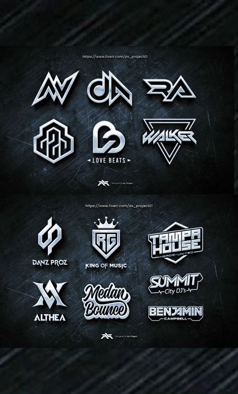 Are you looking for a Unique Typography Logo Design. I will design professional for Dj, Band, Music, Producer, or Studio Records Logo Design. Logo Design Music, Dj Logo Design, Dj Logos, Music Logo Inspiration, 3d Fonts, Logo Dj, Typography Logo Design, Unique Typography, Music Logo Design