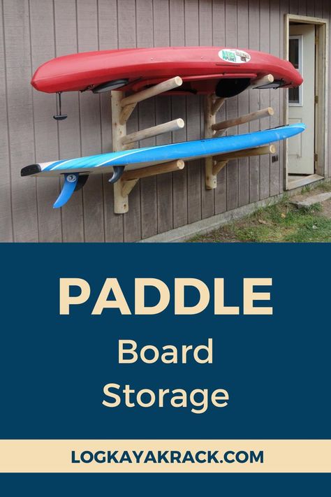 Paddle Board Rack Diy Storage Ideas, Paddle Board Storage Diy, Kayak And Paddle Board Storage, Sup Storage Ideas, Kayak Paddle Storage, Sup Rack, Diy Paddle Board Rack, Paddle Board Storage Ideas, Board Rack Diy