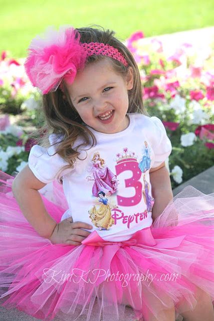 Disney Princess Party - All of the THEM! Disney Princess Tutu, Pink Tutu Skirt, Disney Princess Birthday Party, Birthday Tutu Dress, Trendy Party Dresses, Tema Disney, Baby Girl Princess Dresses, Disney Princess Birthday, Birthday Tutu Outfit