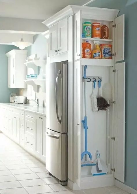 Modern Konyhatervezés, Clever Kitchen Ideas, Modern Köksdesign, Interior Dapur, Tiny House Storage, Small Kitchen Storage, تصميم للمنزل العصري, Diy Kitchen Storage, Laundry Room Storage