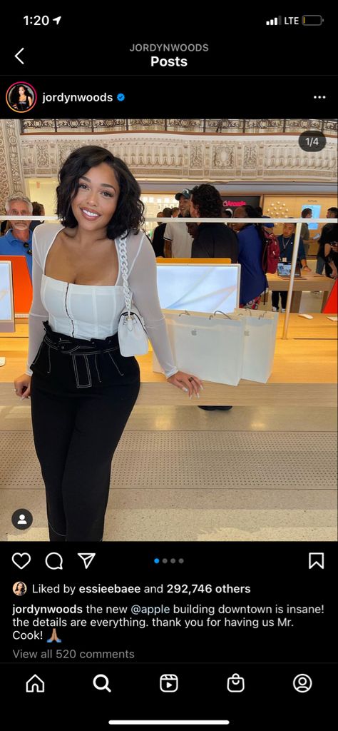 Jordyn Woods Style, Apple Building, Jordan Woods, Jordyn Woods, Natural Hair Inspiration, Natural Hair, Hair Inspiration, Natural Hair Styles, Jordan