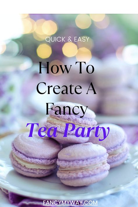 Are you ready to host a fabulous tea party fit for a queen? Whether it’s for a special occasion or just for fun, a tea party is the perfect way to gather your loved ones and enjoy some scrumptious treats. Read on and learn how to create a fancy tea party! Make an unforgettable experience that will have your guests raving for days. How To Host A High Tea Party, Fancy Tea Party Birthday, Fancy Tea Party Food, Victorian Bridal Shower Ideas, What To Serve At A Tea Party, Tea For Two Birthday Party Ideas, High Tea Menu Ideas, Tea Party Appetizers, Adult Tea Party Food