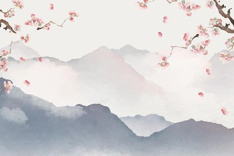 Pastel Wallpaper Landscape, Background Images Landscape Aesthetic, Background Images Aesthetic Landscape, Japanese Background Landscape, Japanese Background Aesthetic, Japanese Aesthetic Background, Pastel Landscape Background, Simple Background Landscape, Floral Background Landscape