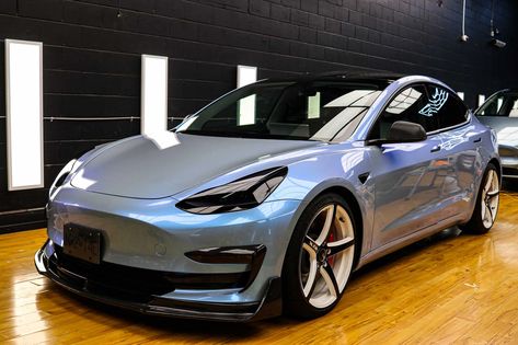 Tesla Model 3 Custom Wrap, Tesla 3 Wrap, Tesla Wrapped, Tesla Model 3 Wrap, Tesla Custom, Blue Car Wrap, Blue Tesla, Custom Tesla, Tesla Wrap