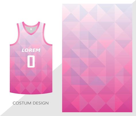 Jersey Design Ideas Patterns, Pink Jersey Design Basketball, Basketball Jersey Pattern Design, Pink Jersey Design, Pink Basketball Jersey, Basketball Jersey Template, Jersey Pattern Design, Jersey Background Design, Pattern Design Template