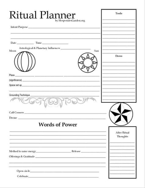 Day Planner Template, Witchcraft Books, Grounding Techniques, Grimoire Book, Book Of Shadow, Witchcraft For Beginners, Wicca Witchcraft, Witch Books, Wiccan Spells