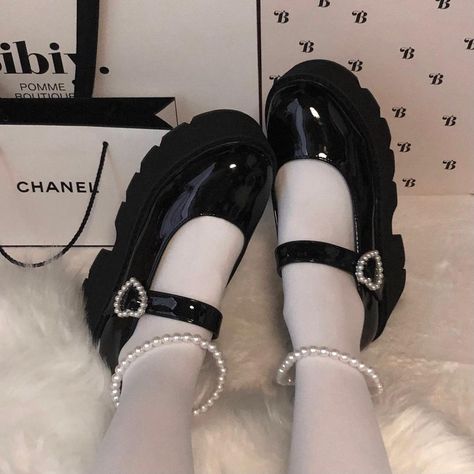 #shoes #coquette #aesthetic Cotteque Shoes, Aesthetic Shoes Coquette, Dolette Shoes, Cute Shoes Aesthetic Korean, Coquette Shoes Aesthetic, Couqutte Shoes, Croquette Shoes, Aesthetic Shoes Vintage, Mary Jane Shoes Aesthetic