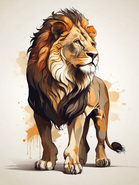 Lion Pictures Art, Lion Mural, Bald Eagle Art, Lion Live Wallpaper, Abstract Lion, Lion Sketch, Bull Painting, Lion Artwork, Eagle Wallpaper