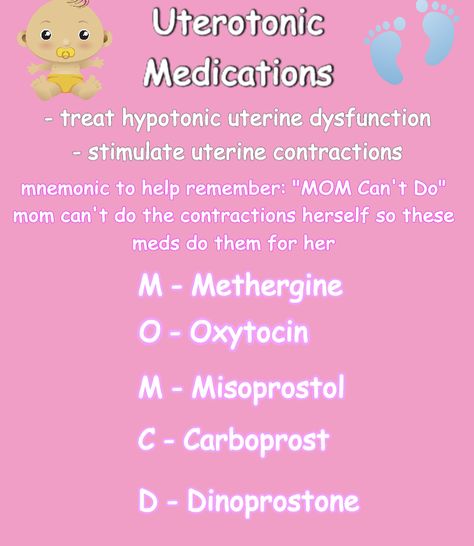 Uterotonic Medications Maternity Nursing OB Nursing Medications to stimulate hypotonic uterine dysfunction Medications for postpartum hemorrhage Ob Nursing Meds, Maternity And Pediatric Nursing, Maternity Notes Nursing, Maternity Nursing School, Nursing School Maternity, Nursing Maternity Cheat Sheet, Postpartum Hemorrhage Nursing, Ob Medications Nursing, Ob Notes Ob Nursing