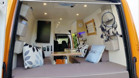 Van Interior, Caravan, Interior Styling, Loft Bed, Loft, Van, Bed, Furniture, Home Decor