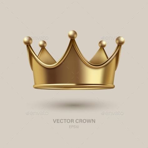 Vector 3d Realistic Golden Crown Icon Closeup 2023 Captions, Gold King Crown, Crown Icon, Crown Symbol, Crown Illustration, Announcement Photos, Metal Crown, Baby Announcement Photos, King Crown