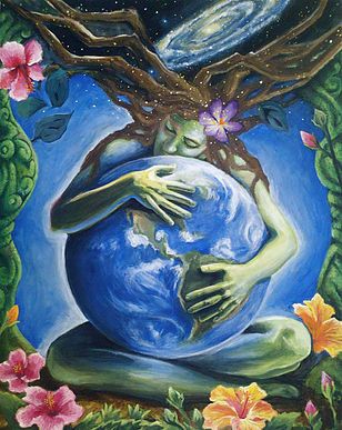 Mother Earth Art, Art Visionnaire, Sejarah Kuno, Earth Drawings, Save Mother Earth, Desen Realist, Matka Natura, Seni 3d, Poster Drawing