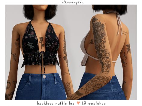 SimsDom. Free Downloads for The Sims 4, The Sims 3, 2 and 1 Simsdom Sims 4 Cc, Sims 4 Backless Top, Ts4 Accessory Top, Sims 4 Accessory Top, Sims 4 Accesory Tops, Sims Accessory Top, Sims 4 Tattoos, Sims 4 Cheats, Pelo Sims