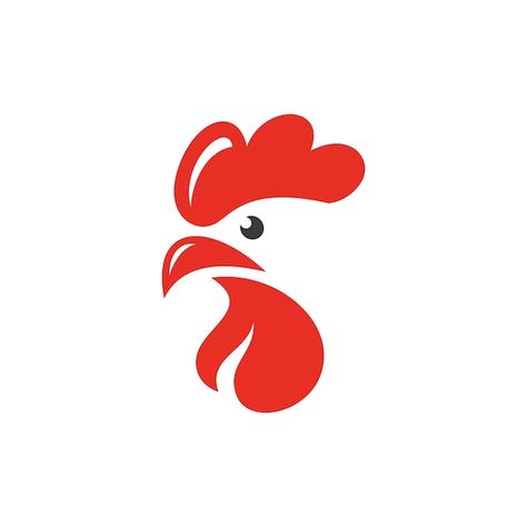 Chicken Logo Ideas, Rooster Logo Design, Chicken Logo Design, Chicken Restaurant Logos, Wing Aesthetic, Aesthetic Chicken, Chicken Silhouette, Chicken Icon, Chicken Graphic