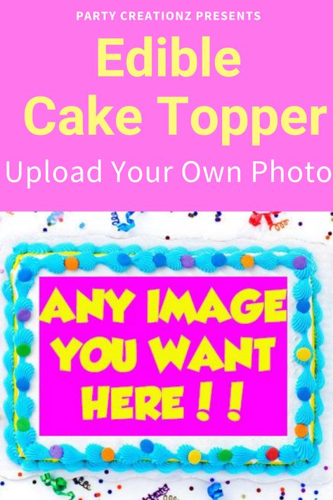 Edible Cake Images, Edible Images On Cakes, Edible Image Cake, Edible Icing Sheets, Cake Printing, Edible Printing, Icing Sheets, Decorator Icing, Edible Cake Toppers