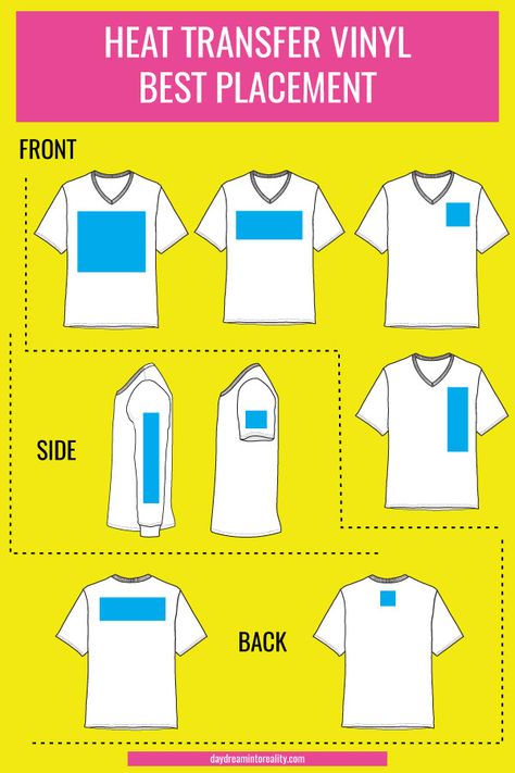 How to make T-Shirts with your Cricut Using Iron-On How To Line Up Htv On Shirt, Cricut Vinyl Size For Shirts, Vinyl Size For Shirts Sleeve, Tshirt Vinyl Sizing, Iron On Size For Shirts, Sizing For Vinyl On Shirts, Iron On T Shirt Ideas, Diy Cricut Tshirt, Font Size For Shirts Cricut