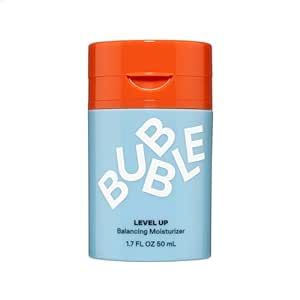 Bubble Skincare Level Up Balancing Face Moisturizer - Hydrating Gel Moisturizer Formulated with Zinc PCA + Niacinamide for Improved Texture & Radiance - Skin Care for Oily or Combination Skin (50ml) Radiance Skin, Bubble Skincare, Gel Moisturizer, Combination Skin, Face Moisturizer, Moisturizer Cream, Makeup Skin Care, Oral Care, Men's Grooming