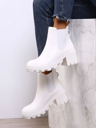 Shop Women's Boots | Trendy Fashion | SHEIN USA Aesthetic Slip On Shoes, Shoes From Shein, Shoes Shein, Kids Heels, College Outfits Winter, Water Shoes For Kids, Shein Shoes, Water Shoes Women, Walking Outfits