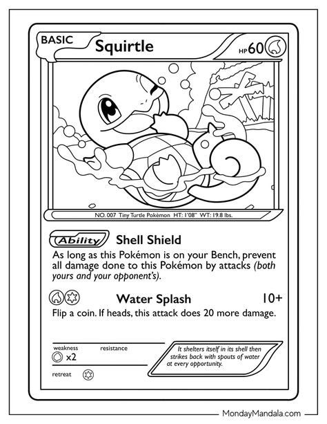 Squirtle Coloring Page, Pikachu Coloring Page Free Printable, Pokemon Coloring Sheets Free Printable, Pokémon Colouring Pages, Pokemon Activity Sheets Free Printable, Pokemon Card Coloring Pages, Pokemon Colouring Printables, Pokemon Printables Free, The Office Coloring Pages