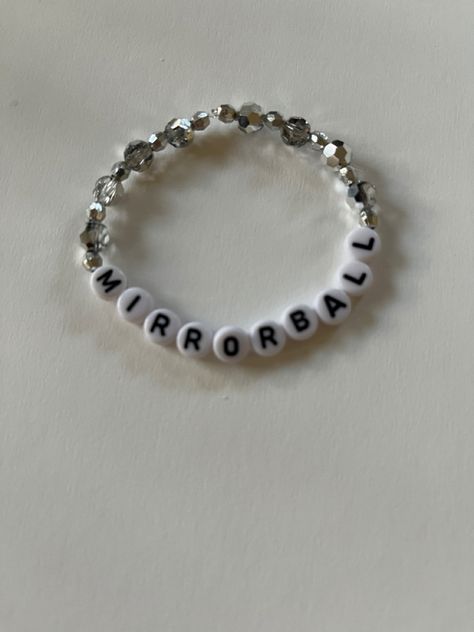 Eras Your Bracelet Ideas Funny, Atwtmvtvftv Bracelet, Mirrorball Friendship Bracelet, Invisible String Bracelet, Mirrorball Bracelet, Mirrorball Taylor Swift, Friendship Bracelets Taylor Swift, Eras Bracelet, Taylor Bracelets