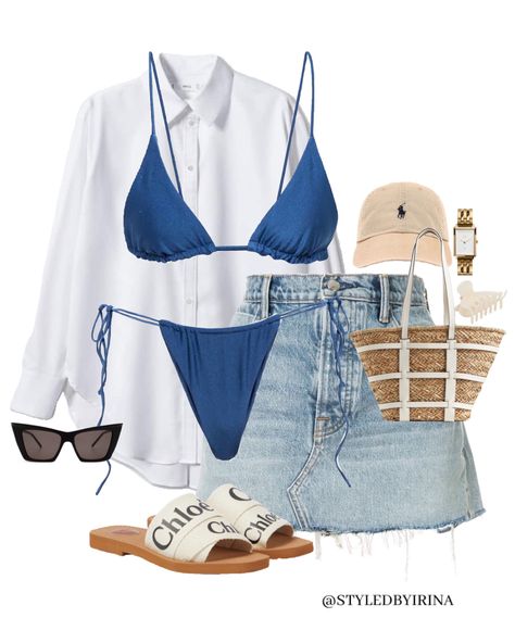 Cruise Ship Outfits, Bahamas Outfit, Beach Outfits Women Vacation, Shop Jeans, Beach Fits, Beachwear Fashion, Beach Wear Outfits, Cruise Outfits, Outfits Verano